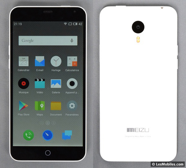 Meizu m1 note prise en main