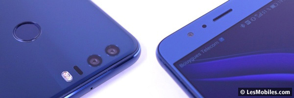 Honor 8 : bloc photo arrière et webcam