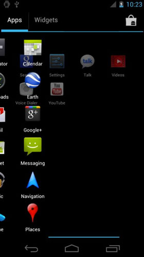 Android 2.4 4.0 ice cream sandwich capture d'écran screenshot