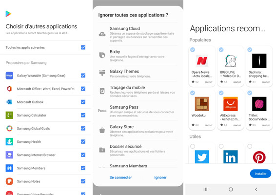 Applications Samsung Galaxy A32 5G