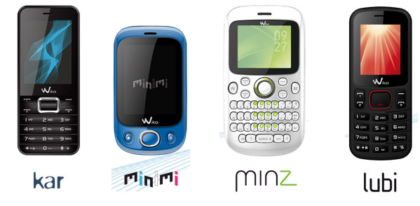 Ligne Easy avec les Wiko kar, Minimi, minz et lubi