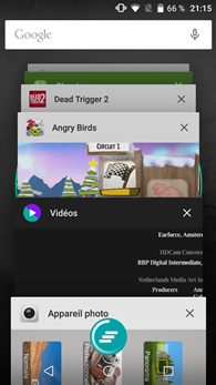 Wiko Fever 4G : multitâche