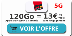 Forfait 120Go NRJ