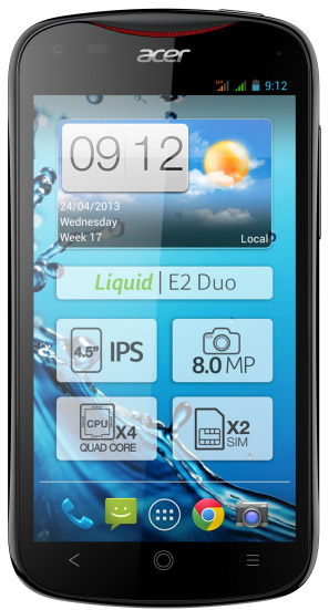 Acer dévoile le Liquid E2 Duo