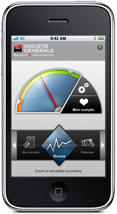 Société Générale (re)lance son appli iPhone