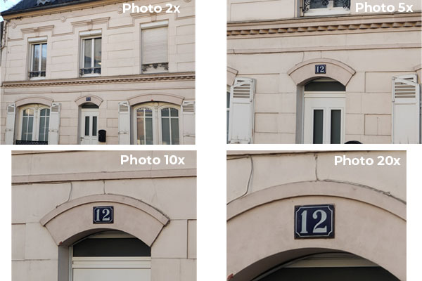 Test zoom appareil photo Oppo Find X2 Neo