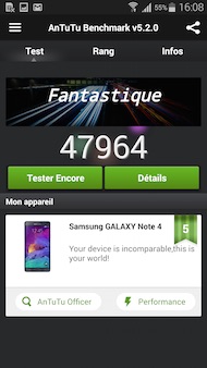 Galaxy Note 4 benchmark