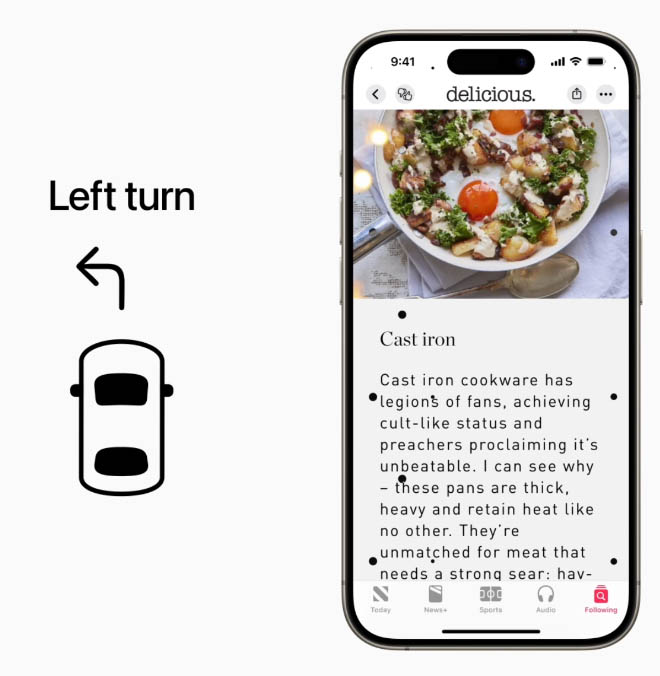 Apple accessibilité