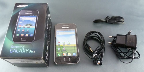 Test samsung galaxy ace milieu de gamme iphone deux coques blanche noire écran 3,5 pouces android marlet
