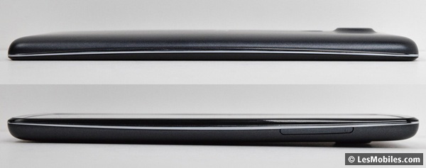 Acer Liquid Z500 : gauche / droite