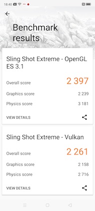 Oppo Reno 2 : benchmark