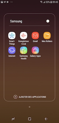 Samsung Galaxy A6 interface