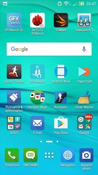 Asus ZenFone Max : bureau