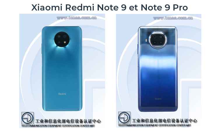 Les Redmi Note 9 5G et Redmi Note 9 Pro 5G en approche