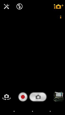 Sony Xperia SP : menu appareil photo