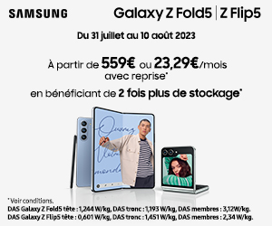 Offre précommande Samsung Galaxy Z Fold5