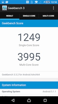 Sony Xperia Z5 performance