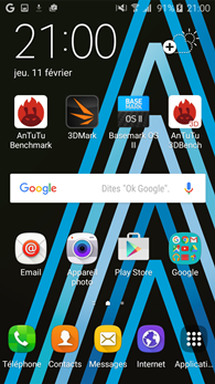 Samsung Galaxy A3 (2016) : bureau