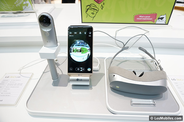 LG 360 CAM, G5 et 360 VR
