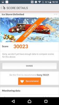 Sony Xperia XZ performance