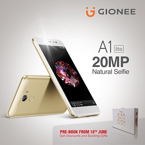 Gionee présente un nouveau selfiephone : le A1 Lite