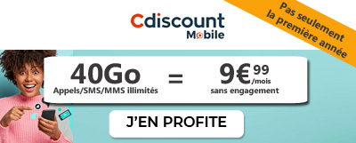 Forfait illimité 40Go
