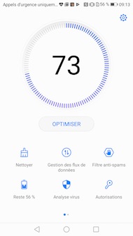 Huawei P10 interface