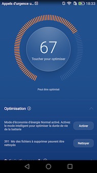 Honor 5X interface