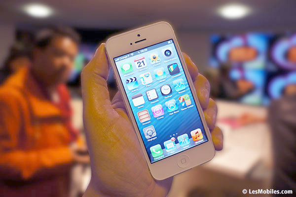 Prise en main Apple iPhone 5