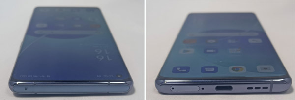 Connectique de l'Oppo Reno6 Pro