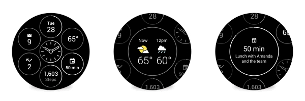 Android Wear : les cadrans interactifs et Google Translate arrivent !
