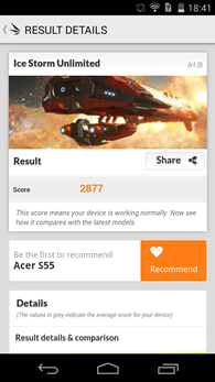 Acer Liquid Jade : 3DMark