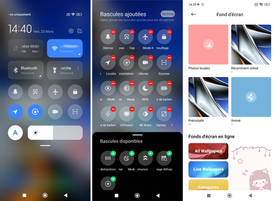 Suite interface du Xiaomi POCO X4 Pro