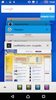 Sony Xperia M4 Aqua interface