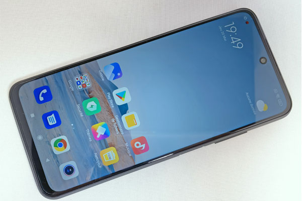 Ecran du Xiaomi Redmi Note 10 5G