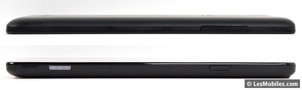 Wiko Selfy 4G : gauche / droite