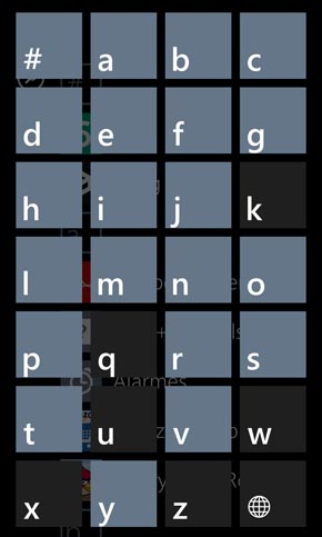 Nokia Lumia 925 : menu