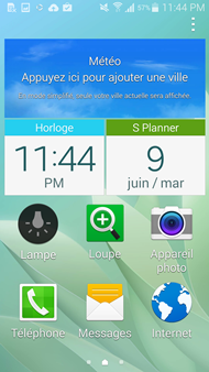 Samsung Galaxy A7 : mode simple