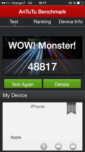Apple iPhone 6 antutu