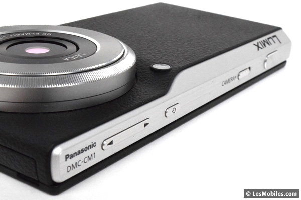 Panasonic Lumix CM1 : boutons latéraux