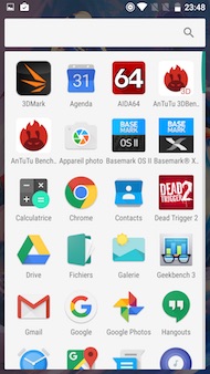 OnePlus 3 interface