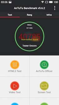 Meizu m1 note antutu