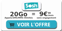 forfait SOSH 20GO