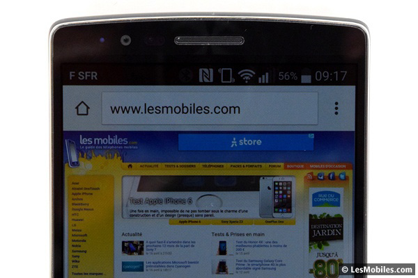 LG G Flex 2 : écran