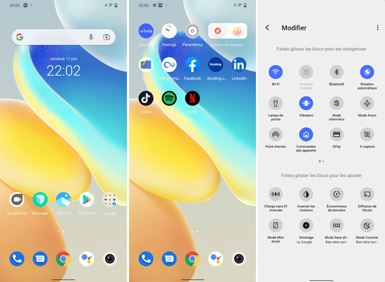 Interface Vivo X80 Pro
