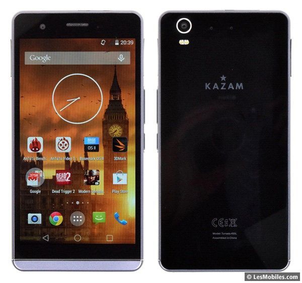 Kazam Tornado 455L : avant / arrière
