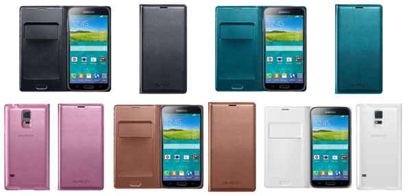 Wallet Cover pour Samsung Galaxy S5