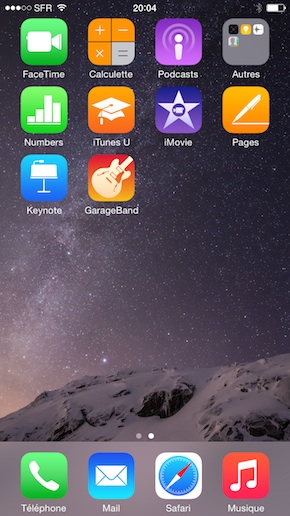 Apple iPhone 6 interface