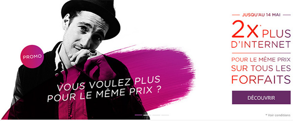 Virgin Mobile : option « Dooble Data » offerte sur tous les forfaits