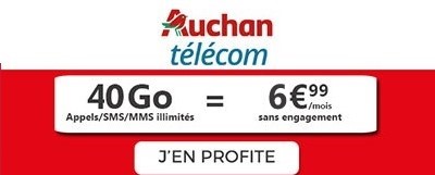 Forfait 40Go Auchan 